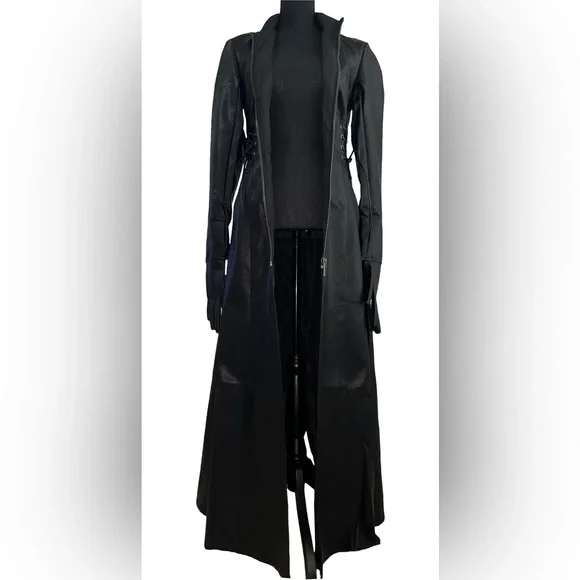 Dolls Kill Jackets Coats Widow Corset Duster Trench Matrix